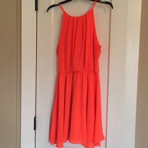 Super Bright Orange Dress